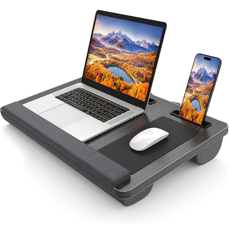 Adjustable Laptop Stand with Device Holders