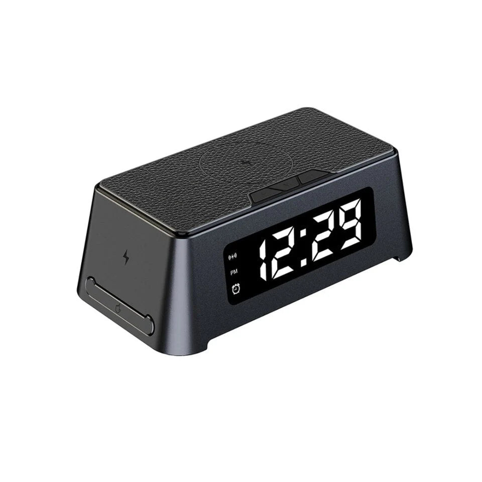 Alarm Clock & Charging Station | Wireless Qi 30W Multi-Device