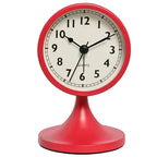 Alarm Clock | Silent Quartz & Metal Housing