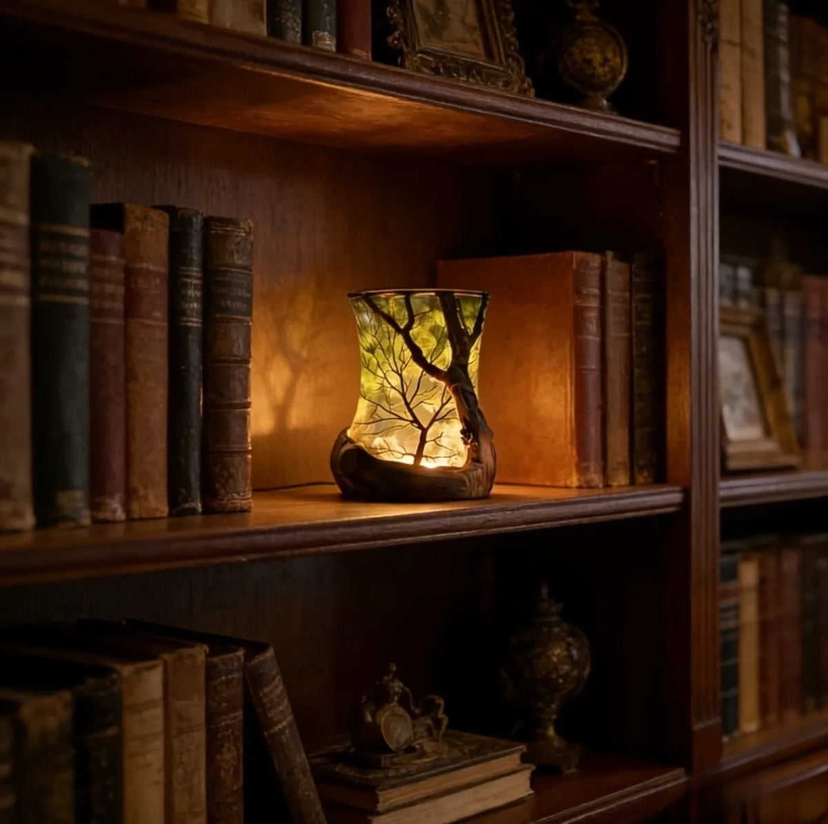 Ambient Lamp | Forest Shadow Projection & Warm LED
