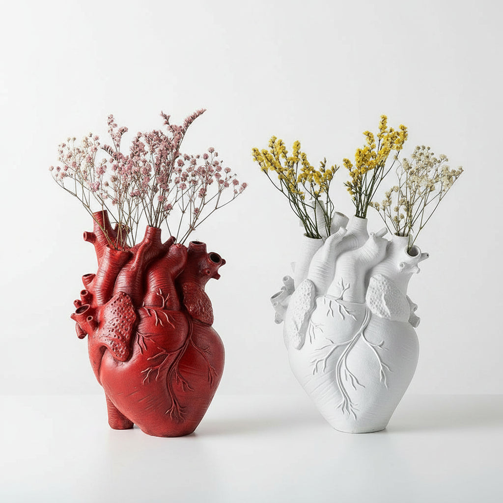 Anatomical Heart Vase