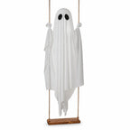 Animated Ghost Decoration | Remote-Controlled Dimmable Warm Light & Timer