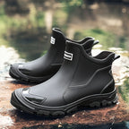 Ankle Boots | Water-Resistant & Non-Slip PVC | Cushioned Comfort