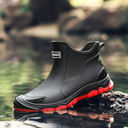 Ankle Boots | Water-Resistant & Non-Slip PVC | Cushioned Comfort