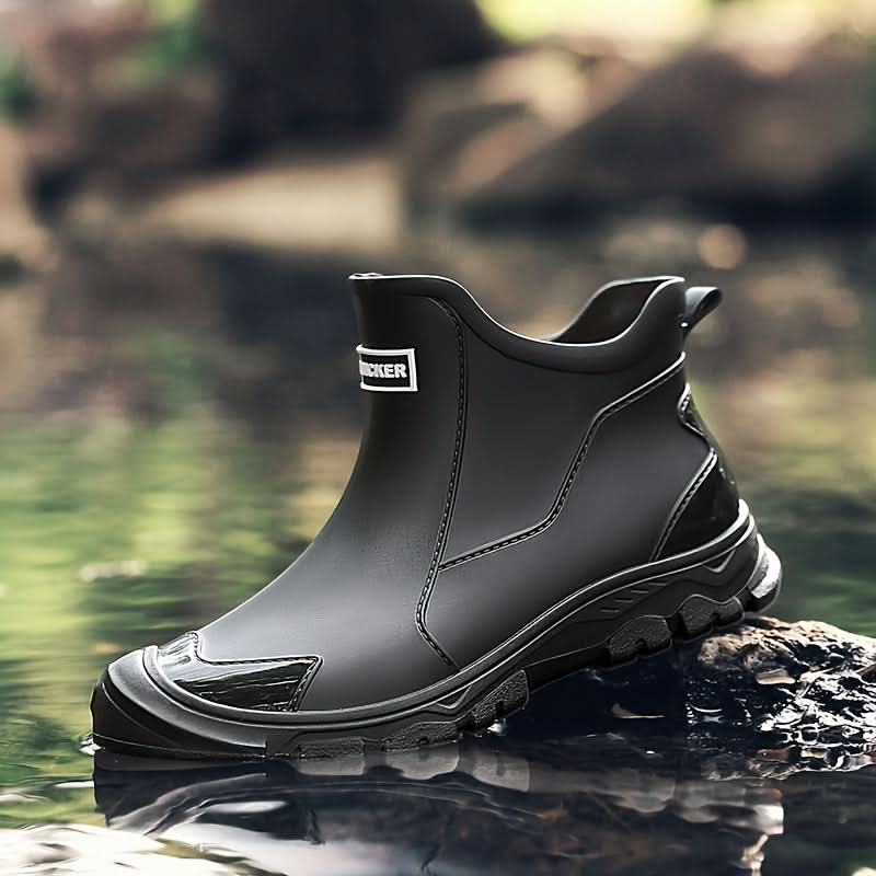 Ankle Boots | Water-Resistant & Non-Slip PVC | Cushioned Comfort