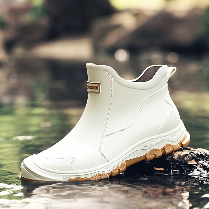 Ankle Boots | Water-Resistant & Non-Slip PVC | Cushioned Comfort