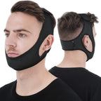Anti-Snoring Chin Strap | Breathable Double-Layer & Adjustable Velcro | For Sleep Apnea
