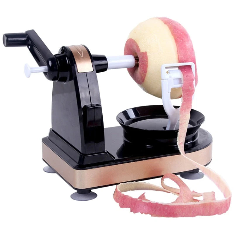 Apple Peeler | 3-in-1 Peeler, Corer & Slicer | Suction Cup Base