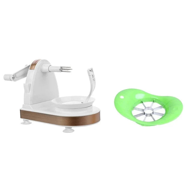 Apple Peeler | 3-in-1 Peeler, Corer & Slicer | Suction Cup Base