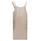 Apron Dress | Cross-Back & Spacious Pockets