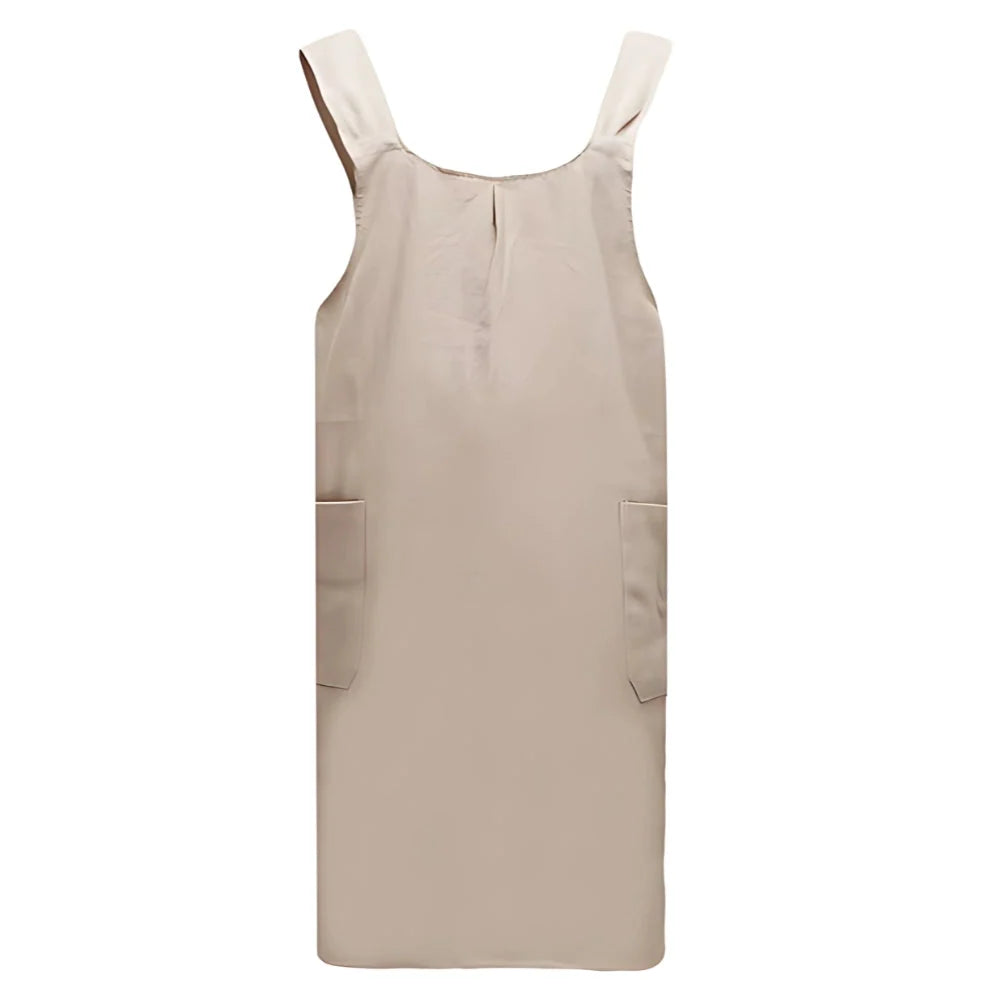 Apron Dress | Cross-Back & Spacious Pockets