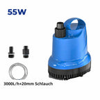 Aquarium Bottom Siphon Pump | Submersible Suction-Cup Mount