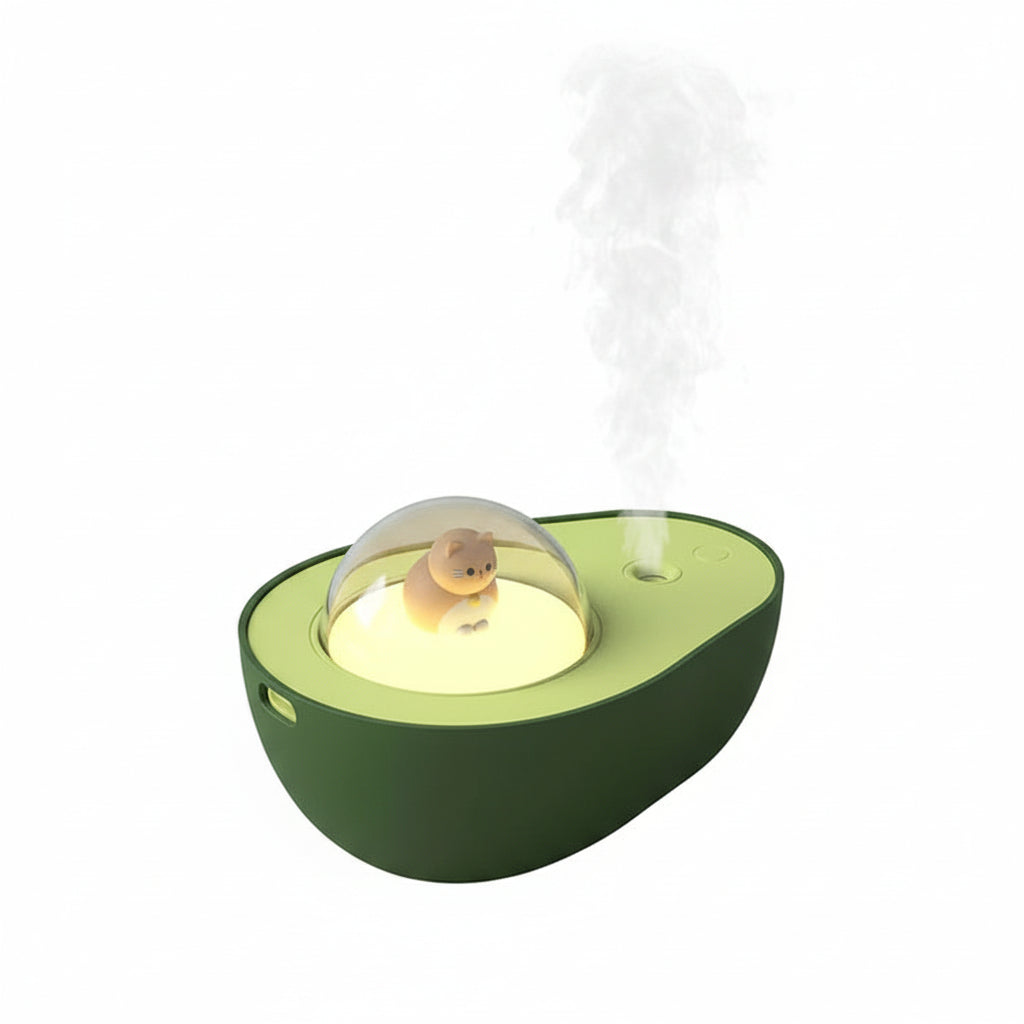 Aroma Diffuser | Avocado Design, USB-Powered & Warm LED