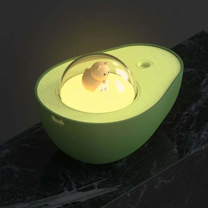 Aroma Diffuser | Avocado Design, USB-Powered & Warm LED