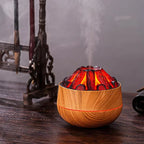 Aroma Diffuser | Flame-Like Light & USB-Powered | 130 ml Tank