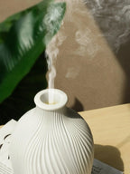 Aroma Diffuser & Humidifier | Vase-Shaped Boho Design & USB-Powered | 80 ml