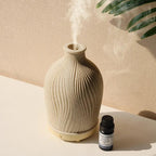 Aroma Diffuser & Humidifier | Vase-Shaped Boho Design & USB-Powered | 80 ml