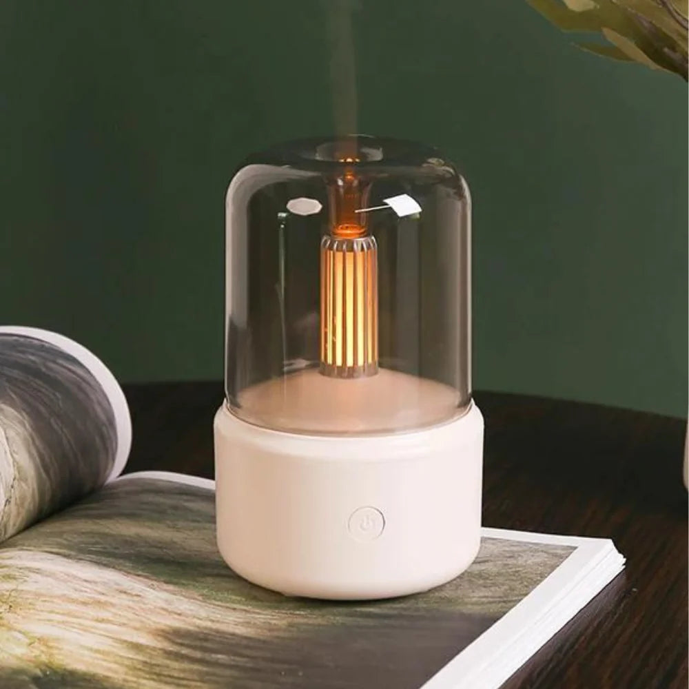 Aroma Diffuser | Built-In Retro Night Light | USB-C & Auto Shut-Off