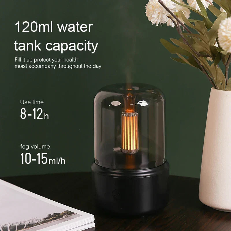 Aroma Diffuser | Built-In Retro Night Light | USB-C & Auto Shut-Off