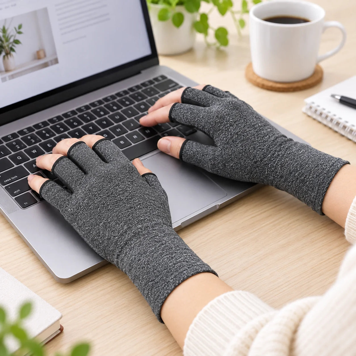 Arthritis Compression Gloves | Light Compression & Soft Cotton | Sizes S–XL