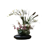 Artificial Orchid Arrangement | Lifelike & Low-Maintenance | With Modern Vase