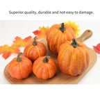Artificial Pumpkins | Realistic & Lightweight | Set of 7
