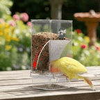 Bird Feeder | Automatic Feed Flow & Spill-Proof | Weather-Resistant