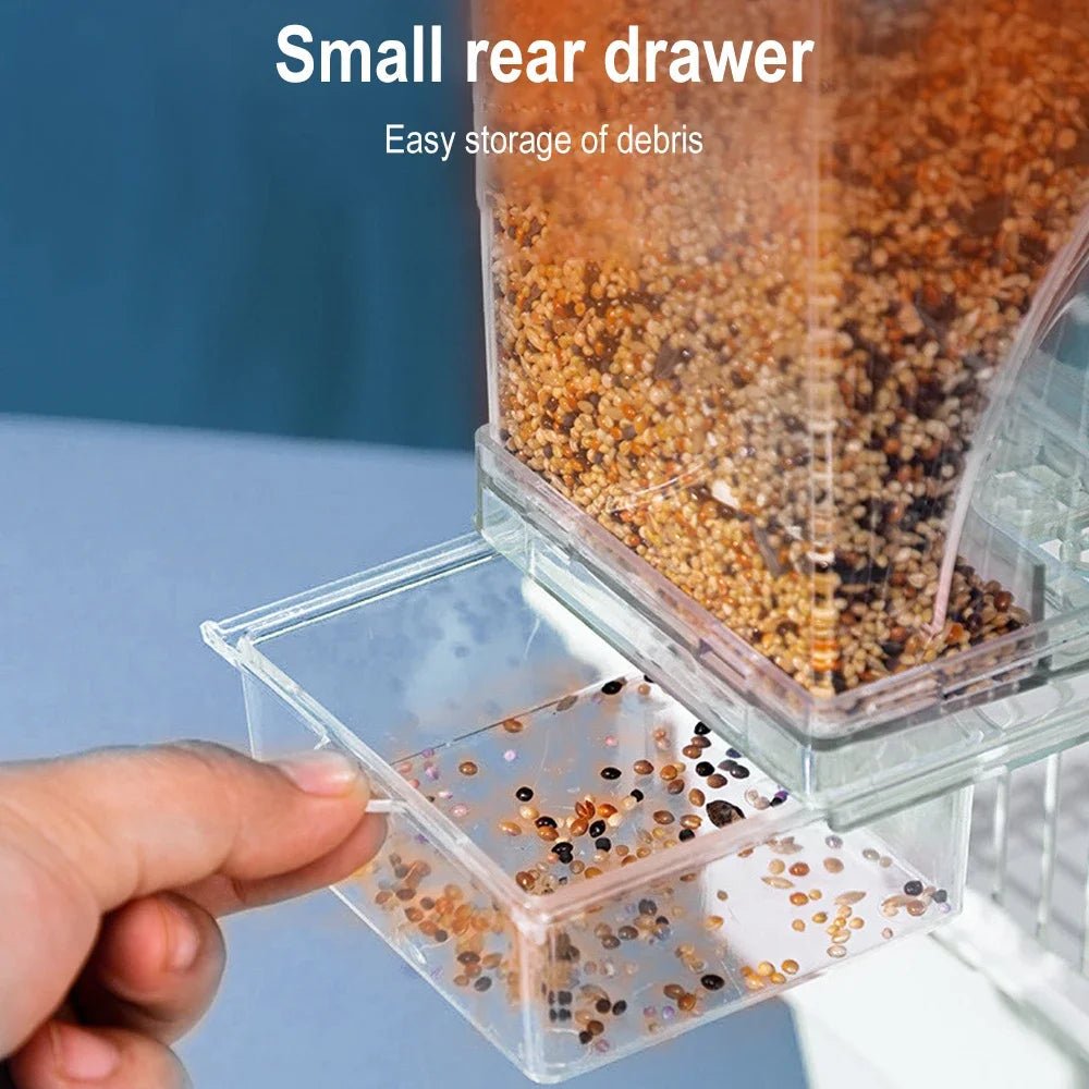 Bird Feeder | Automatic Feed Flow & Spill-Proof | Weather-Resistant