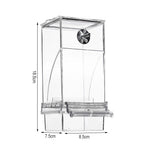 Bird Feeder | Automatic Feed Flow & Spill-Proof | Weather-Resistant
