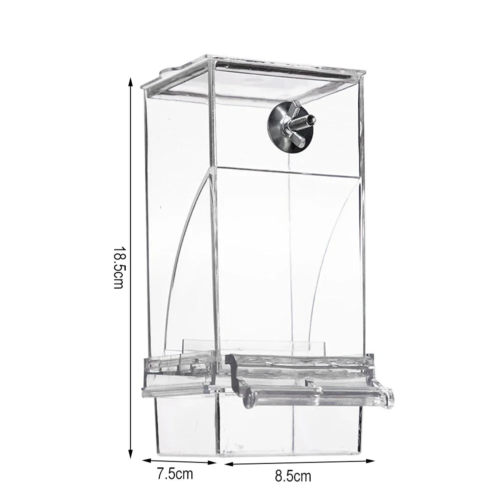 Bird Feeder | Automatic Feed Flow & Spill-Proof | Weather-Resistant