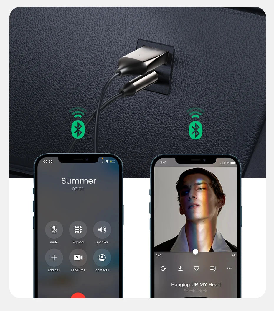 Aux Adapter | Bluetooth 5.3 & Hands-Free Calling
