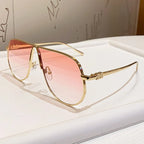 Aviator Sunglasses | Metal Frame & Gradient Lenses