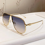 Aviator Sunglasses | Metal Frame & Gradient Lenses