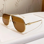 Aviator Sunglasses | Metal Frame & Gradient Lenses