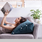 Back Wedge Pillow | Adjustable Ergonomic Support & Plush Cover