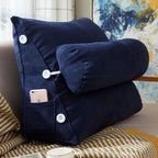 Back Wedge Pillow | Adjustable Ergonomic Support & Plush Cover