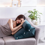 Back Wedge Pillow | Adjustable Ergonomic Support & Plush Cover