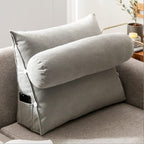 Back Wedge Pillow | Adjustable Ergonomic Support & Plush Cover