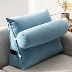 Back Wedge Pillow | Adjustable Ergonomic Support & Plush Cover