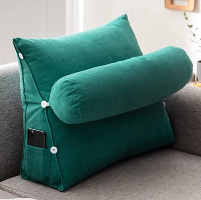Back Wedge Pillow | Adjustable Ergonomic Support & Plush Cover