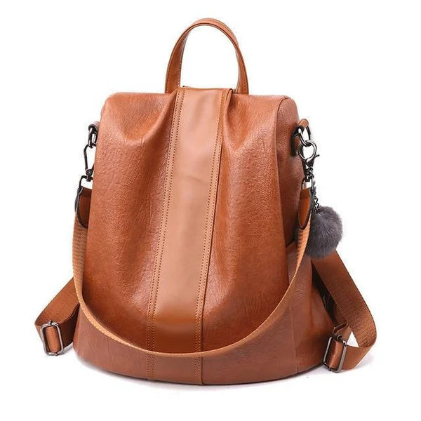 Backpack | Anti-Theft & Waterproof Synthetic Leather | 3-Way Convertible