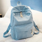 Backpack | Corduroy & Padded Laptop Compartment | Fits 14-Inch Laptop