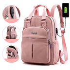 Backpack | USB Charging & Anti-Theft | Water-Resistant Nylon