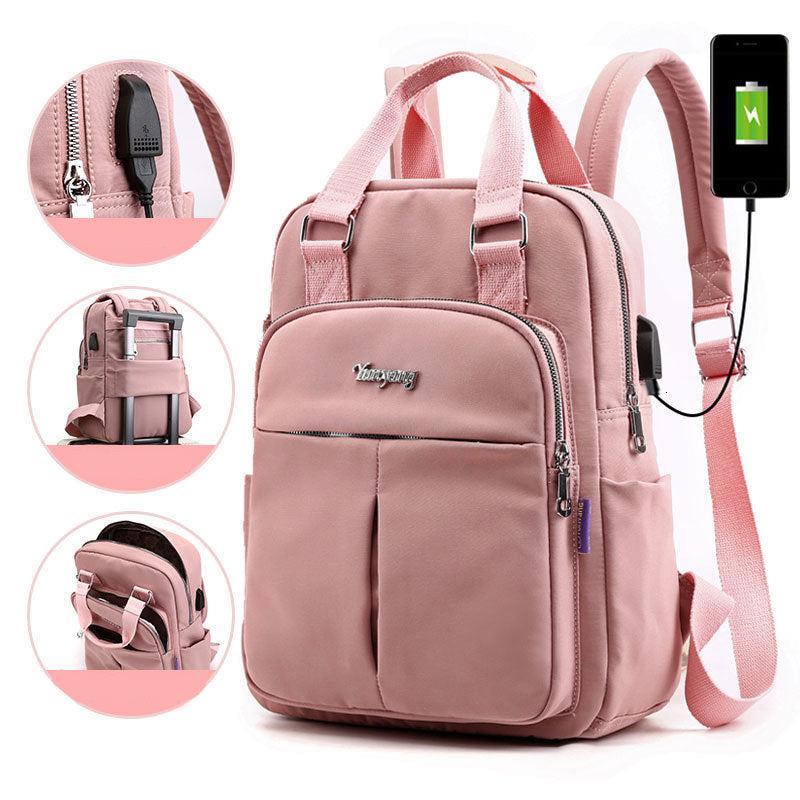 Backpack | USB Charging & Anti-Theft | Water-Resistant Nylon