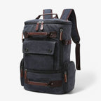 Backpack | Vintage Canvas & Ergonomic Straps | 15-Inch Laptop Compartment