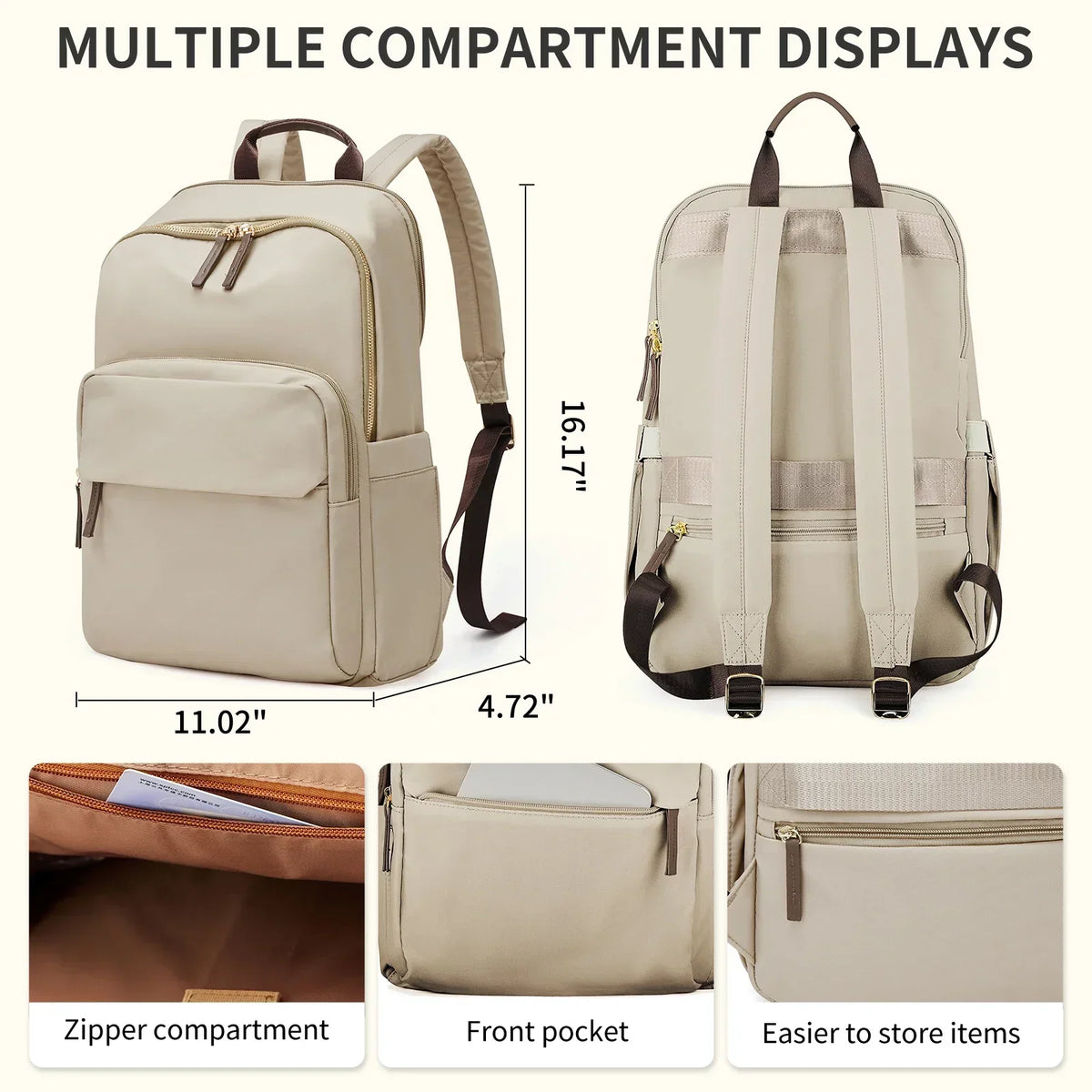 Backpack | Water-Repellent & Multi-Compartment | 20–35 L