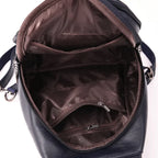 Backpack | Water-Resistant Sheepskin Leather & Anti-Theft Back Pocket