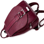 Backpack | Water-Resistant Sheepskin Leather & Anti-Theft Back Pocket