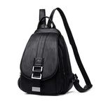 Backpack | Water-Resistant Sheepskin Leather & Anti-Theft Back Pocket