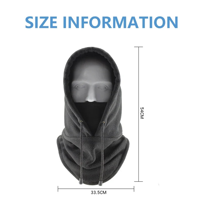 Balaclava Mask | Polar Fleece, Windproof & Breathable | Adjustable Drawstring